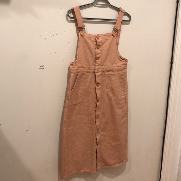 Soya pink jean overalls - Picture 2 of 3